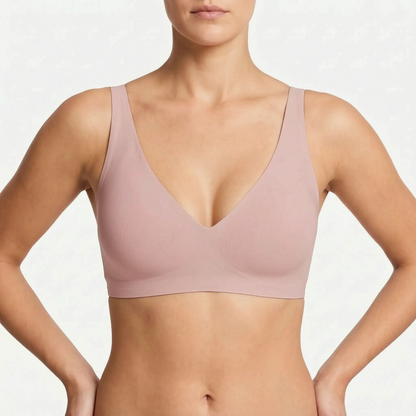 Seamless Push-Up Bralette - Pearl