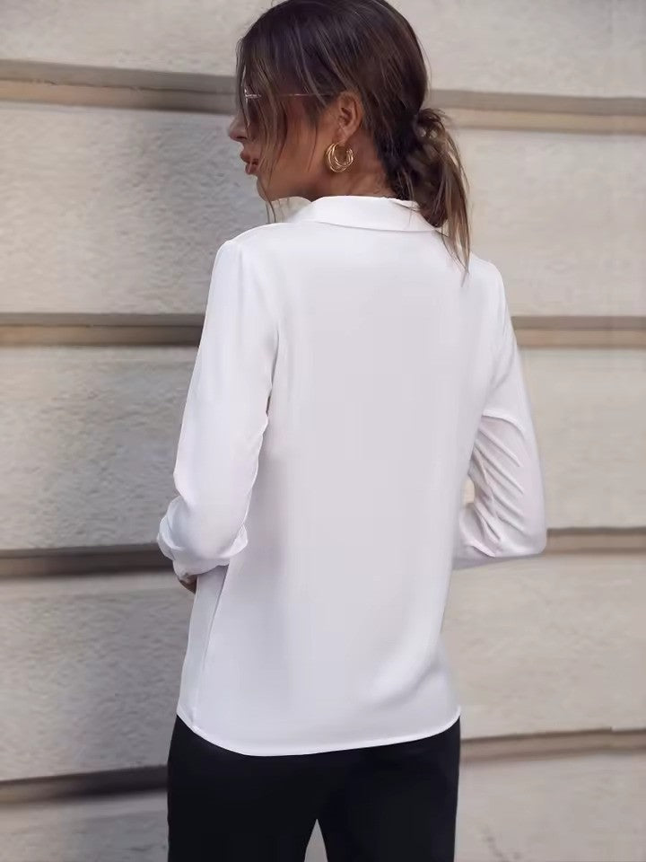 Elegant chiffon blouse for women - Amélie