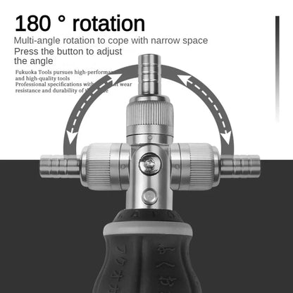 8-in-1 Multifunction Ratchet Screwdriver with Adjustable Angle – FlexiGrip