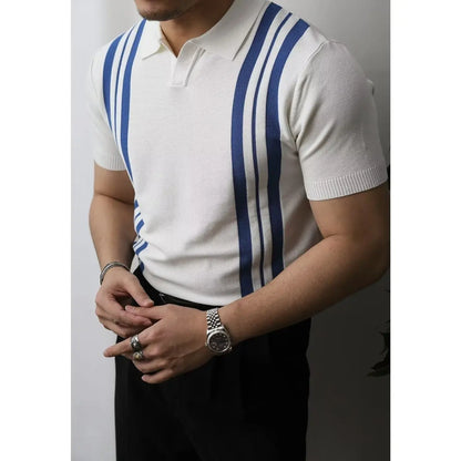Slim Fit Men's Polo Shirt with Zip – Fabrizio