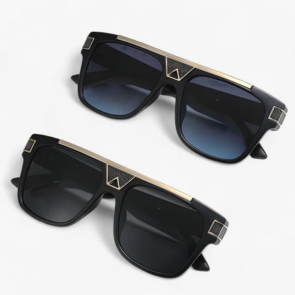 Vintage pilot sunglasses with mirrored lenses – Aerion