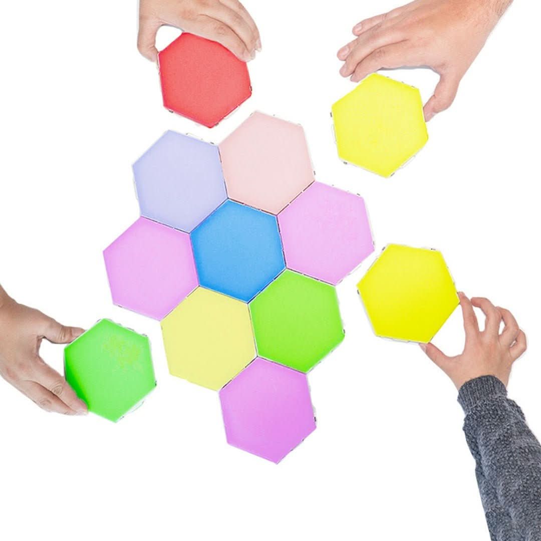 Sechseckige LED Wandmodule - HexaGlow