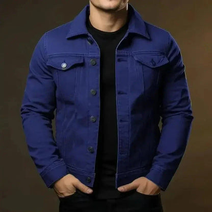Robust & timeless men's denim jacket made from 100% cotton – Noah Autumn edition