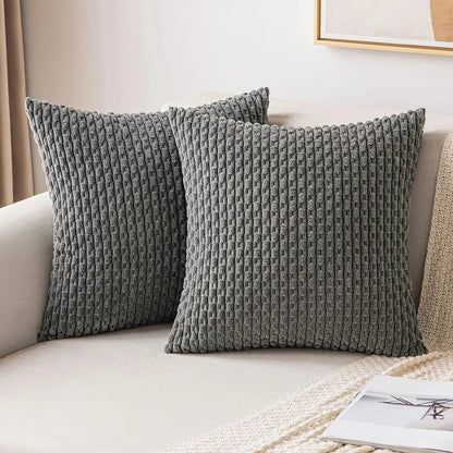 Corduroy Cushion Covers with Boho Style – Velvia