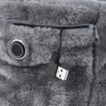 Electric USB Slippers with Plush Lining – WarmFeet