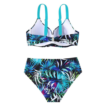 Trendy High-Waisted Bikini Set – Selina