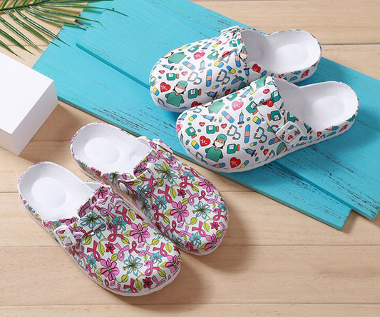 Waterproof & Lightweight Women's Comfort Clogs – Slip-Resistant & Hygienic