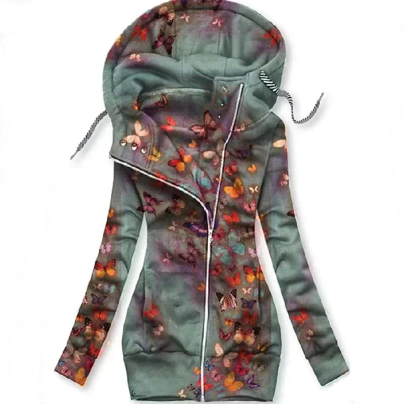 Ladies Butterfly Art Cardigan – Alina