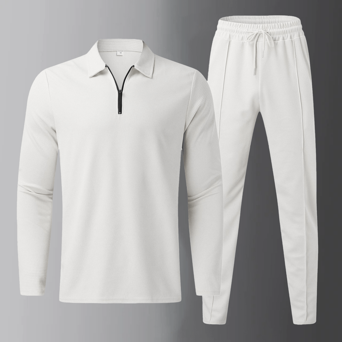Premium Men's Autumn Leisure Set with Long-Sleeved Top and Jogging Trousers – Elian