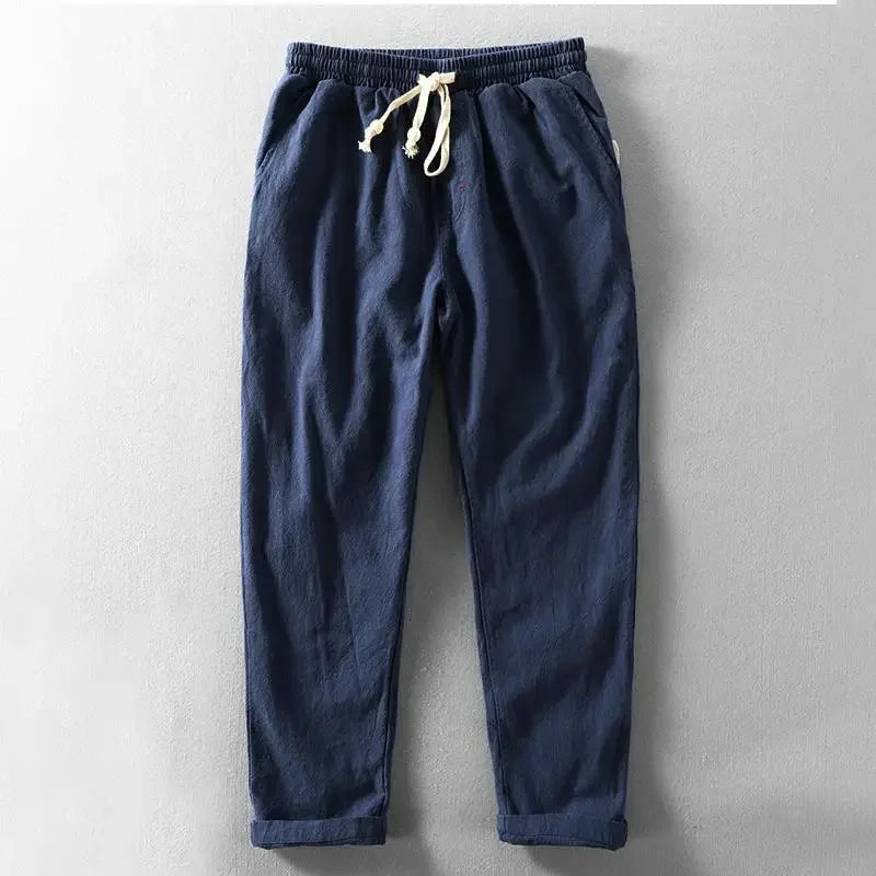 Ultralight Breathable Men's Linen Trousers – Fabio