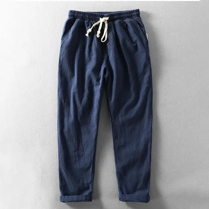 Ultralight Breathable Men's Linen Trousers – Fabio