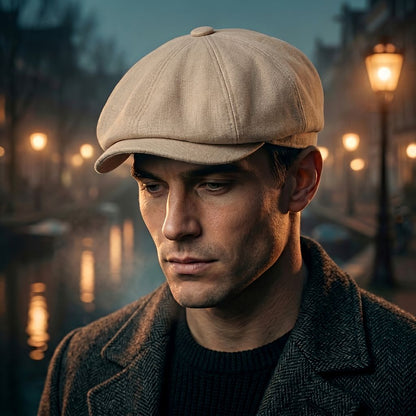 Vintage Flat Cap - Classic Newsboy Hat in Retro Style 6