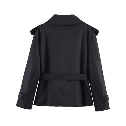 Short Belted Trench Coat - Joanne
