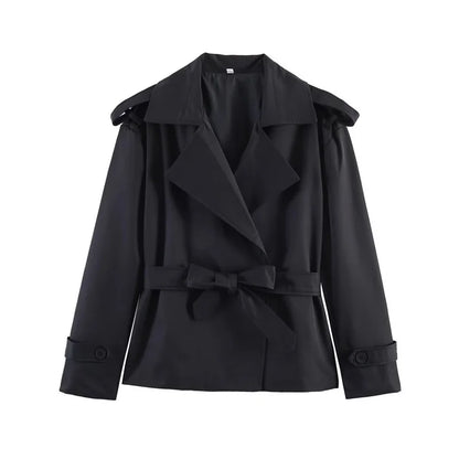 Short Belted Trench Coat - Joanne