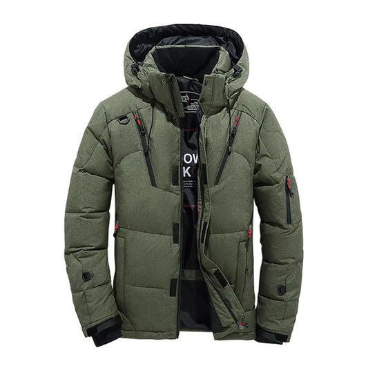 Short Padded Winter Jacket With Hood - Clifford