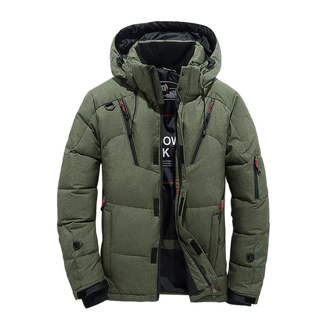 Short Padded Winter Jacket With Hood - Clifford