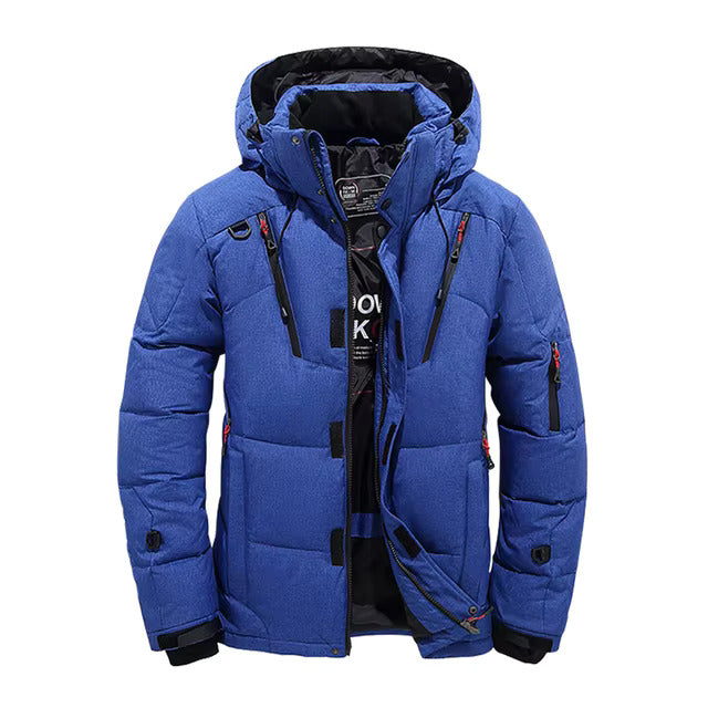 Short Padded Winter Jacket With Hood - Clifford