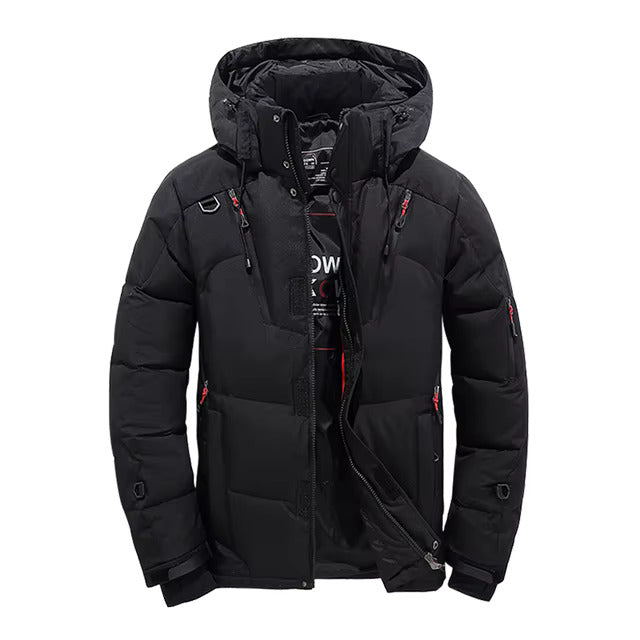 Short Padded Winter Jacket With Hood - Clifford