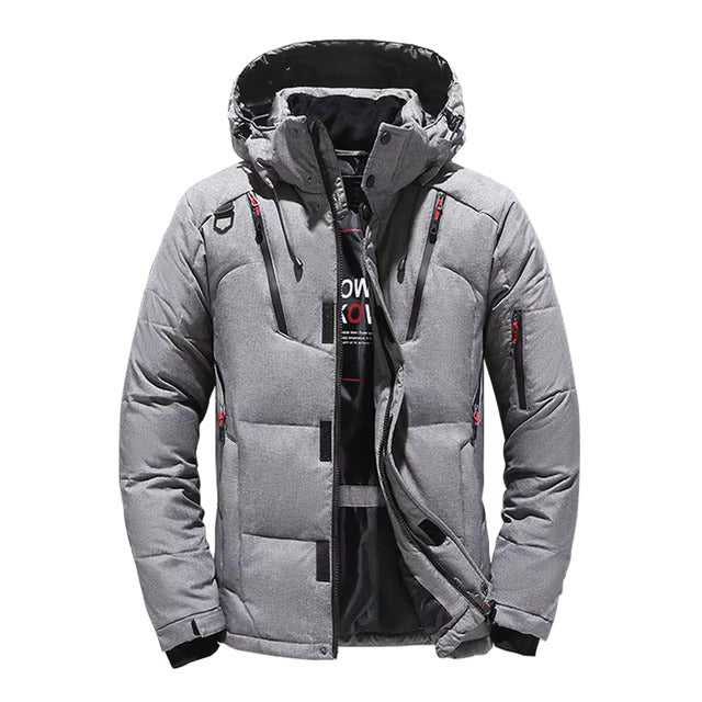 Short Padded Winter Jacket With Hood - Clifford