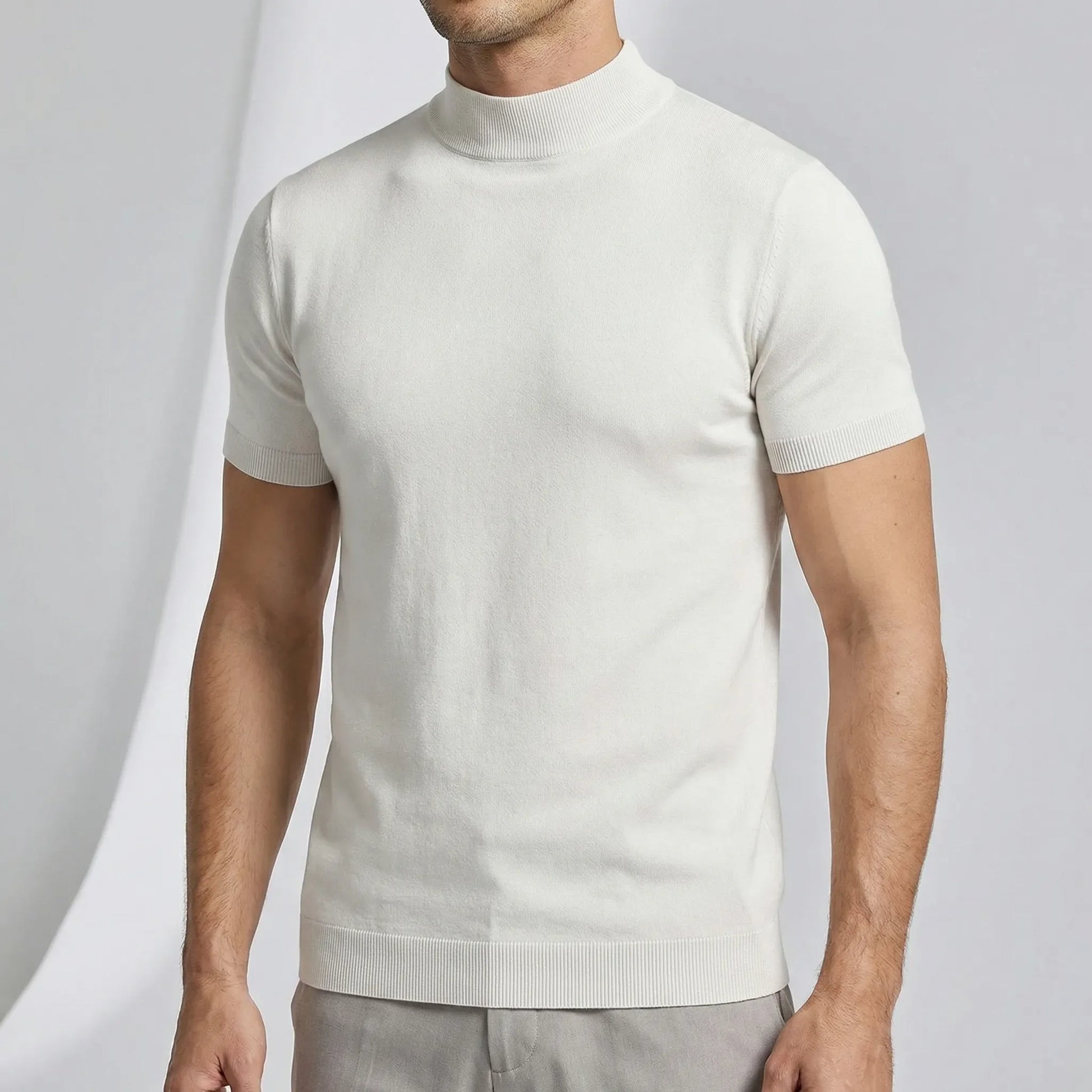 Short Sleeve Turtleneck T-Shirt - Riccardo