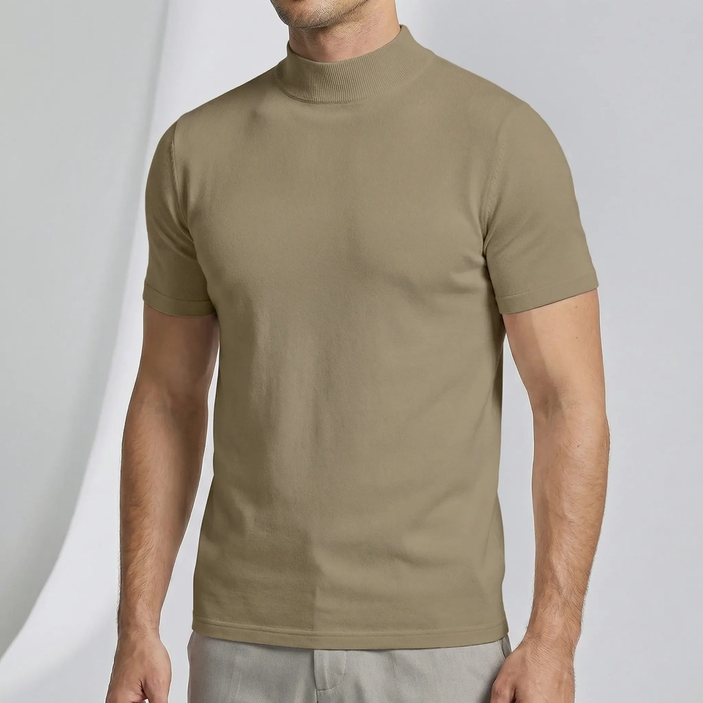 Short Sleeve Turtleneck T-Shirt - Riccardo