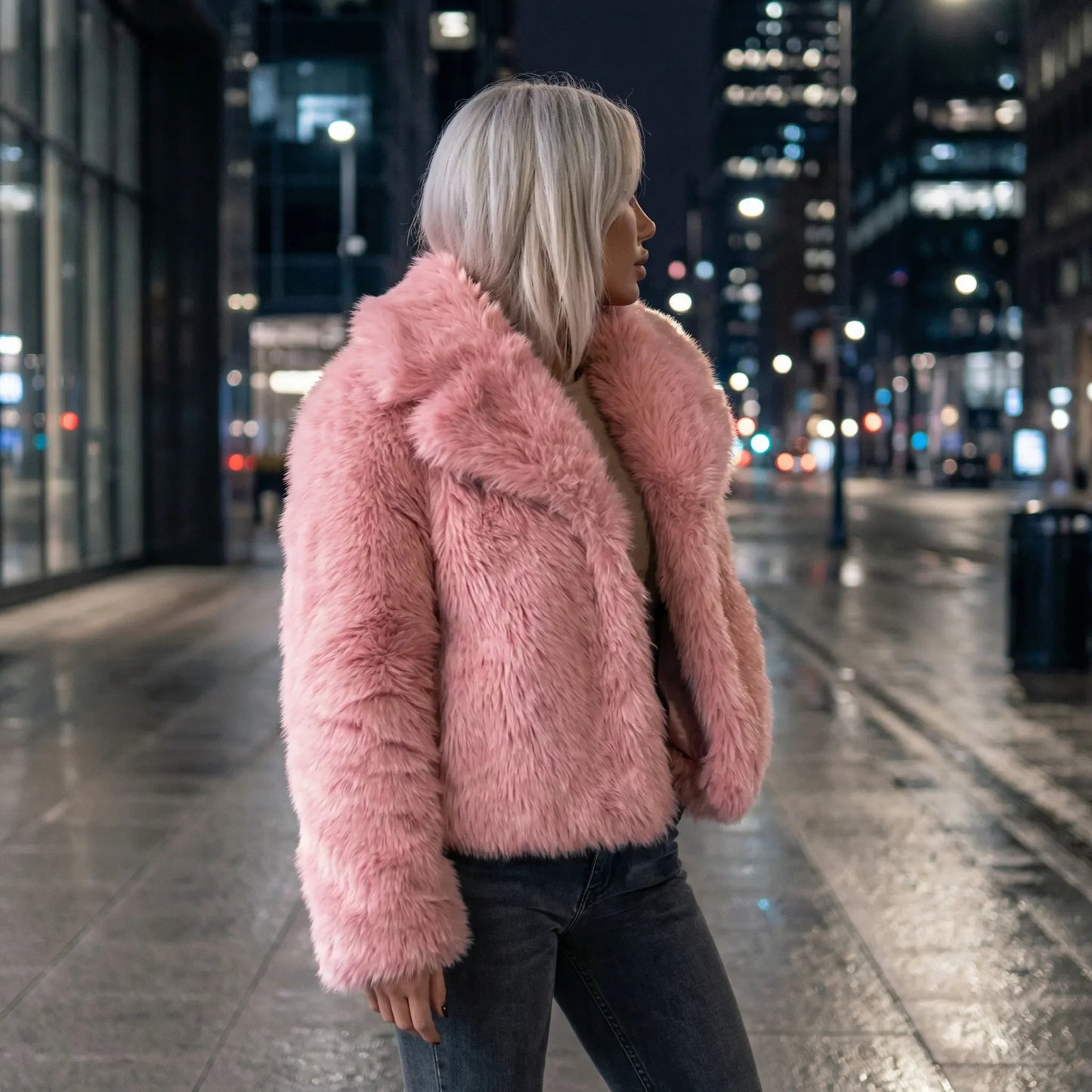 Short Statement Coat - Riana