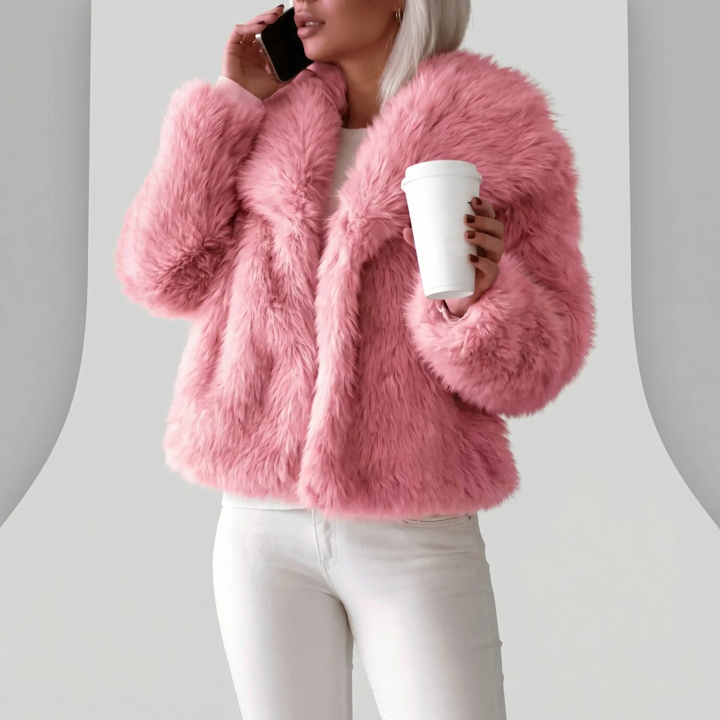 Short Statement Coat - Riana