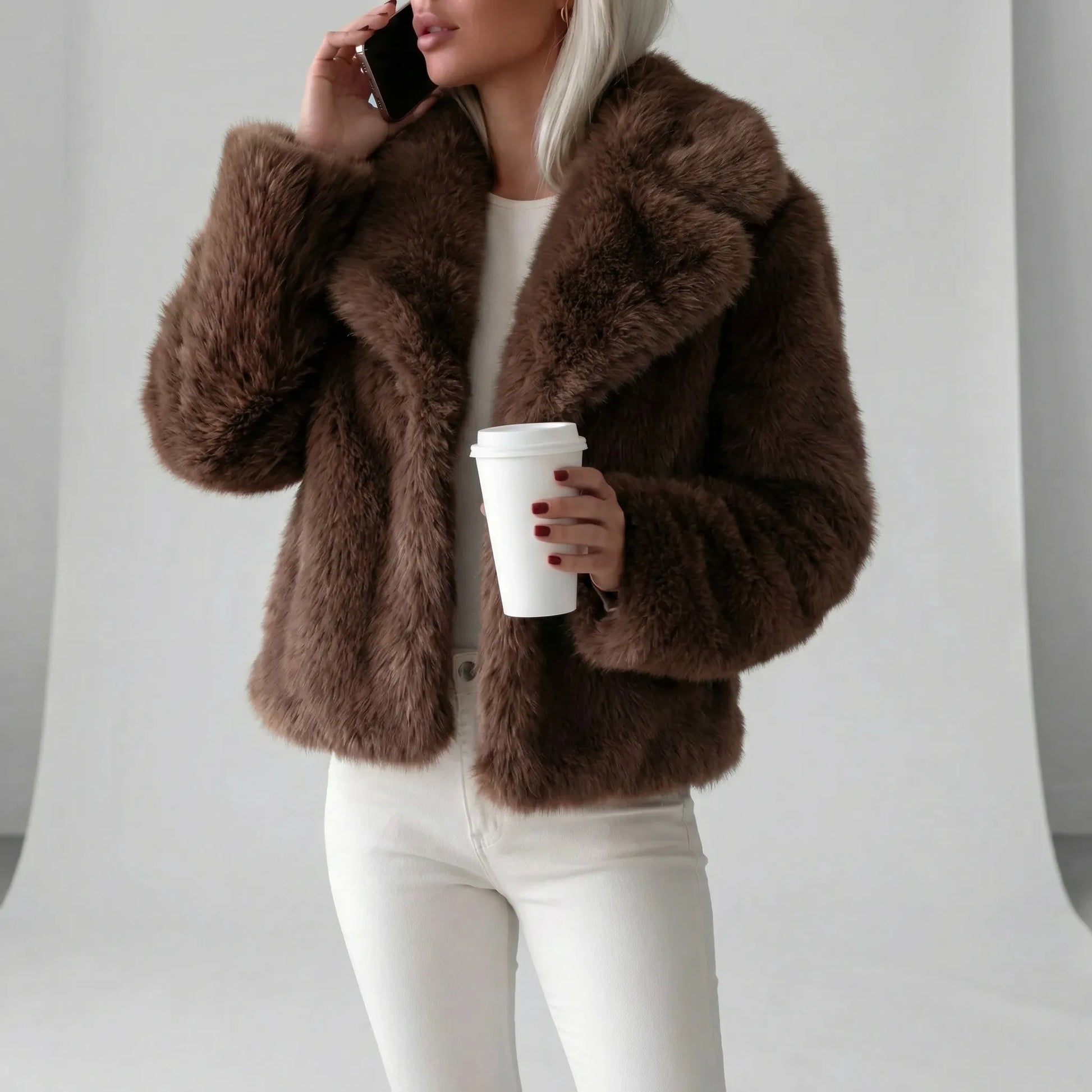 Short Statement Coat - Riana