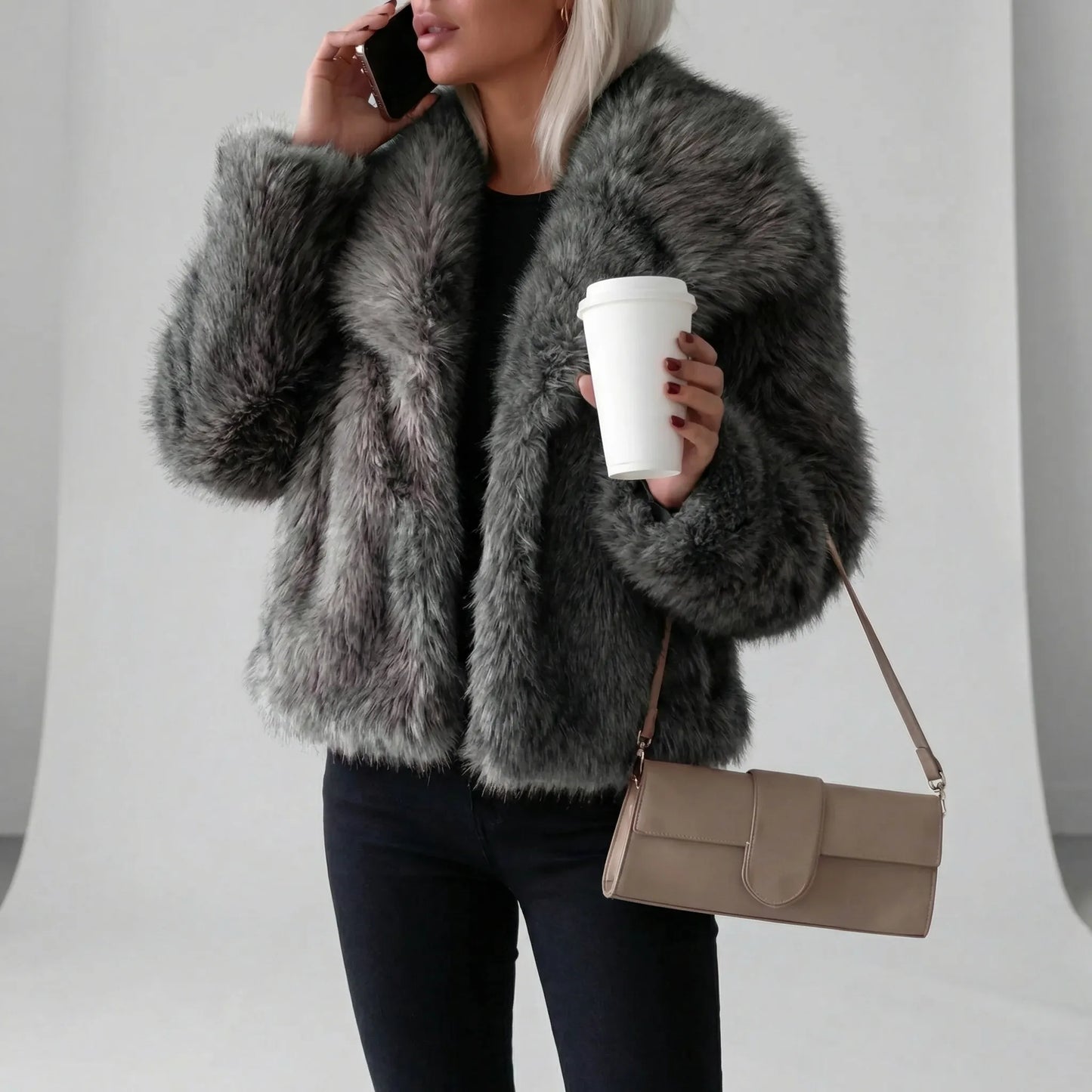 Short Statement Coat - Riana