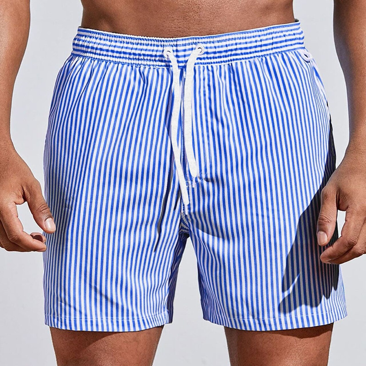 Short Striped Swim Shorts For Men - Ignacio