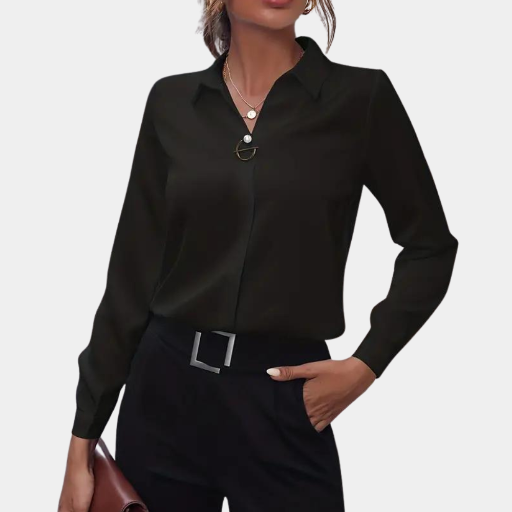 Elegant chiffon blouse for women - Amélie