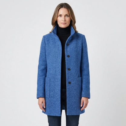 Single-Breasted Mid-Length Overcoat - Daisy