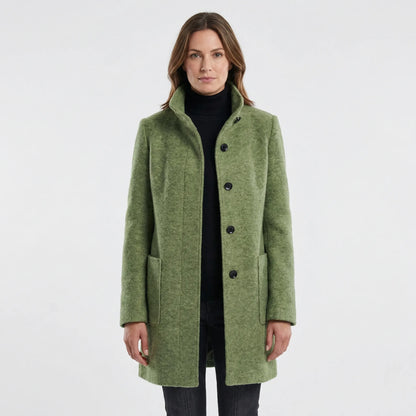 Single-Breasted Mid-Length Overcoat - Daisy