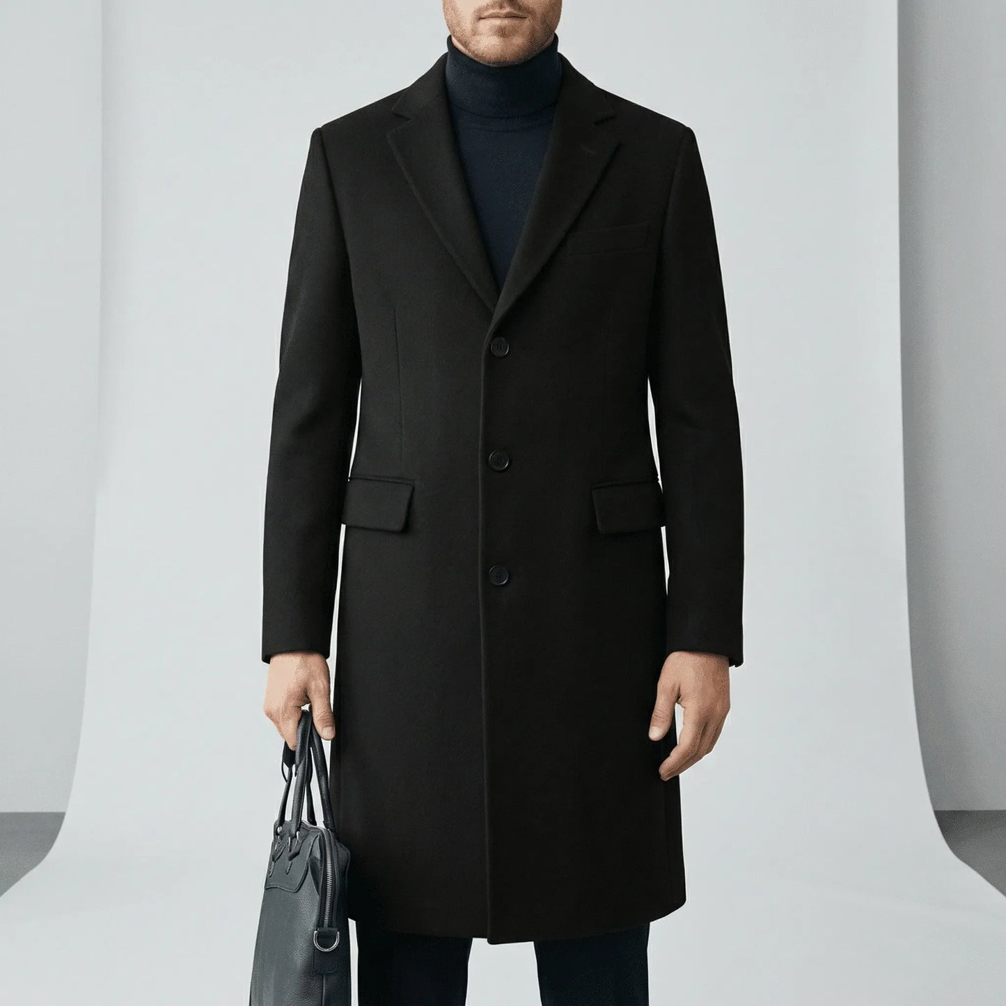 Single Breasted Overcoat - Dina