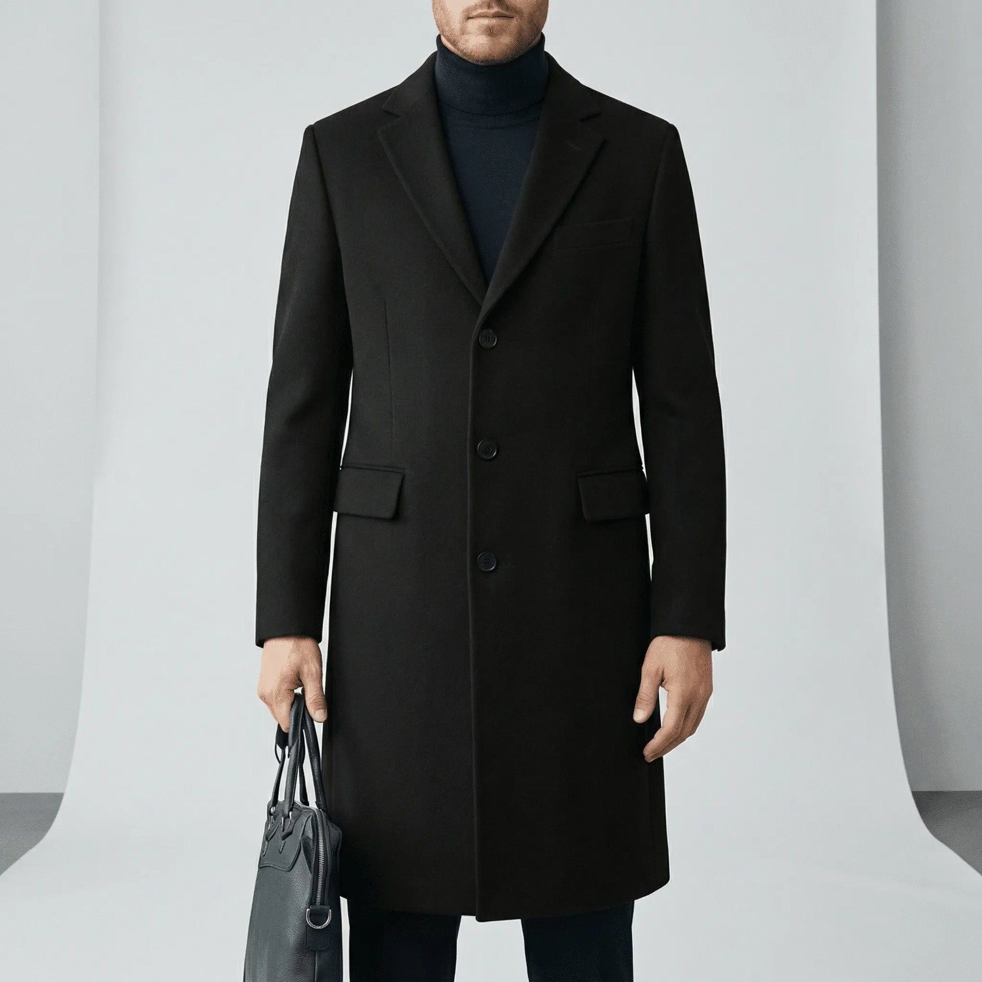 Single Breasted Overcoat - Dina
