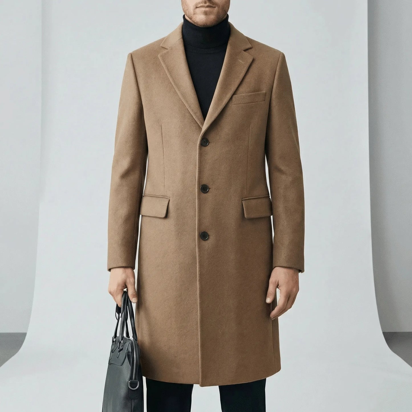 Single Breasted Overcoat - Dina