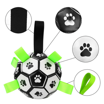 Durable Dog Football with Handles – TugBounce