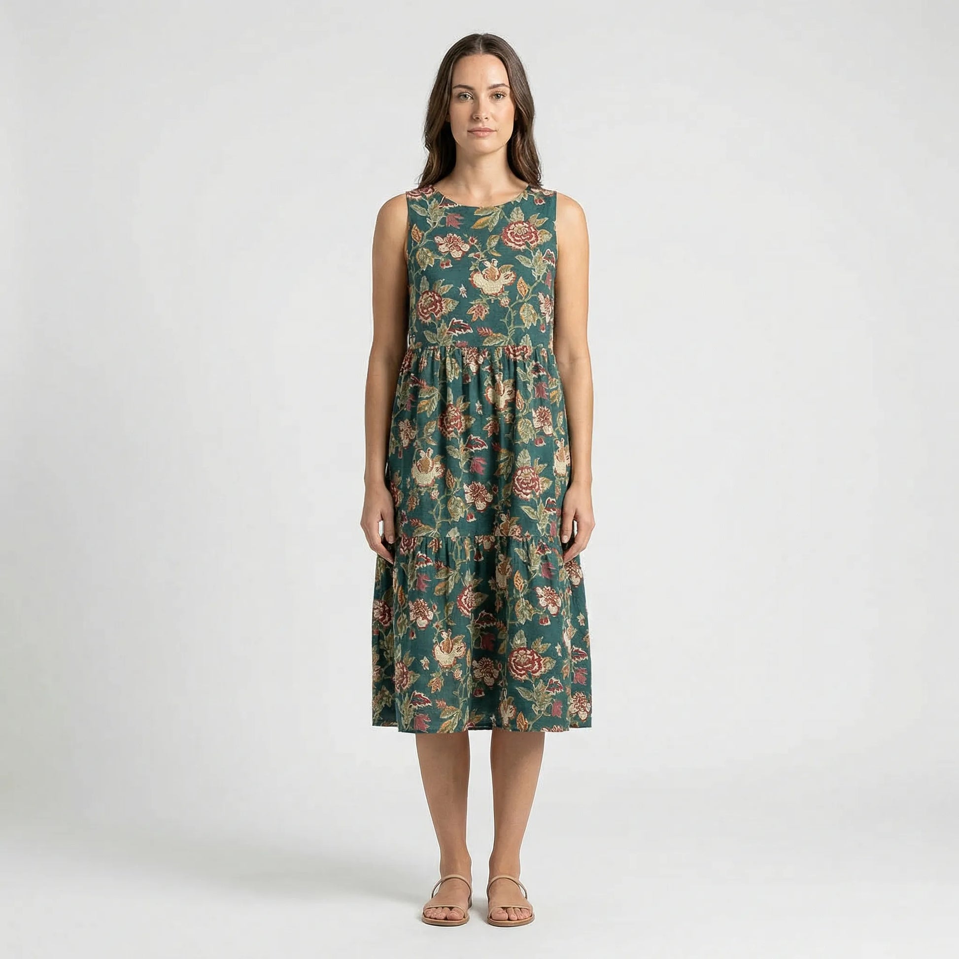 Sleeveless Midi Dress - Larissa