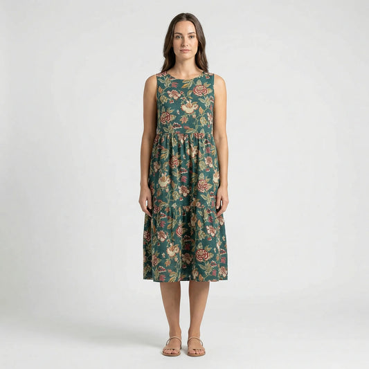 Sleeveless Midi Dress - Larissa