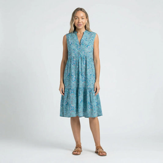 Sleeveless Summer Midi Dress - Juliane
