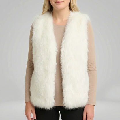 Sleeveless Textured Gilet - Elaine