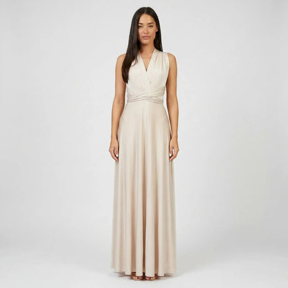 Sleeveless Wrap-Style Maxi Dress - Vickie