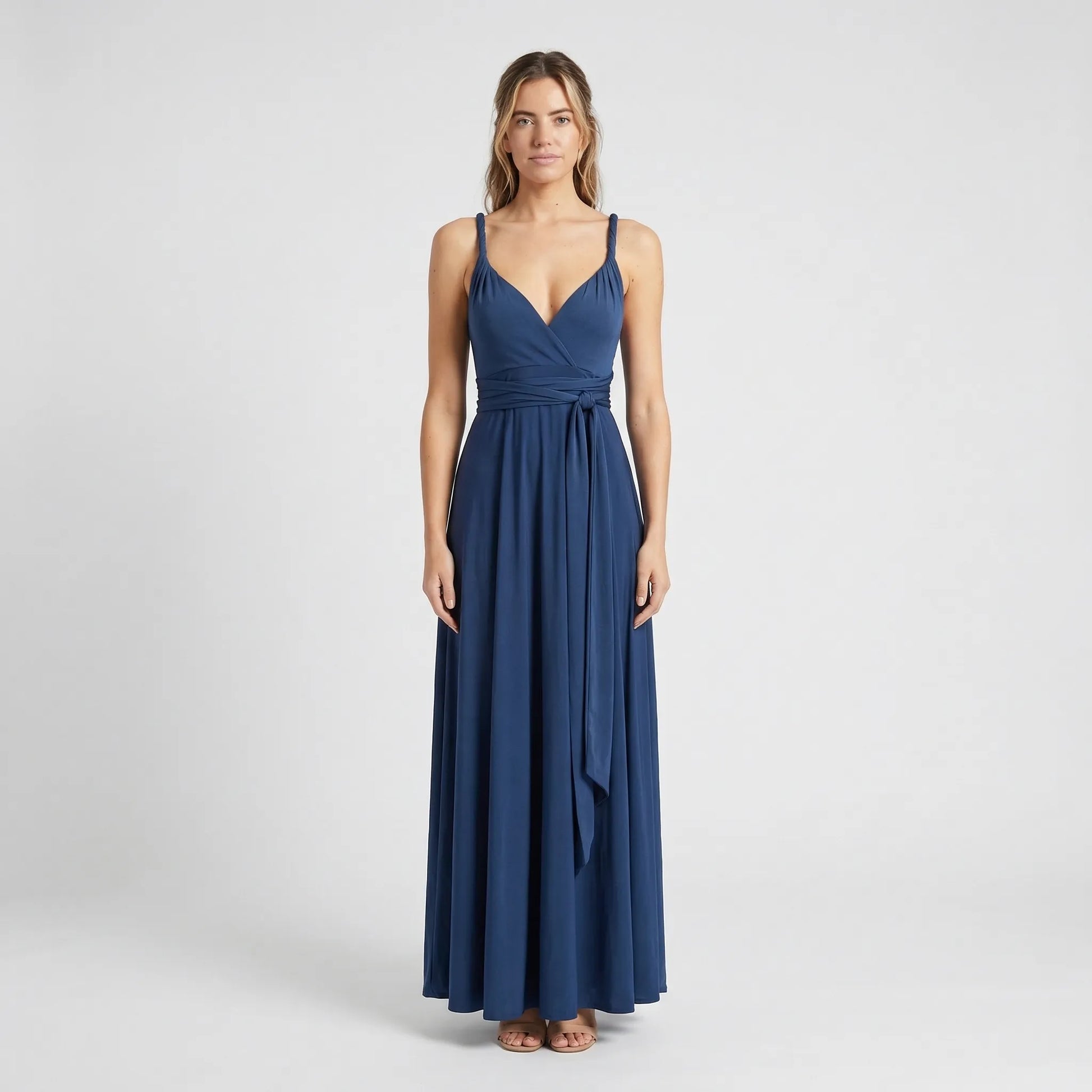 Sleeveless Wrap-Style Maxi Dress - Vickie