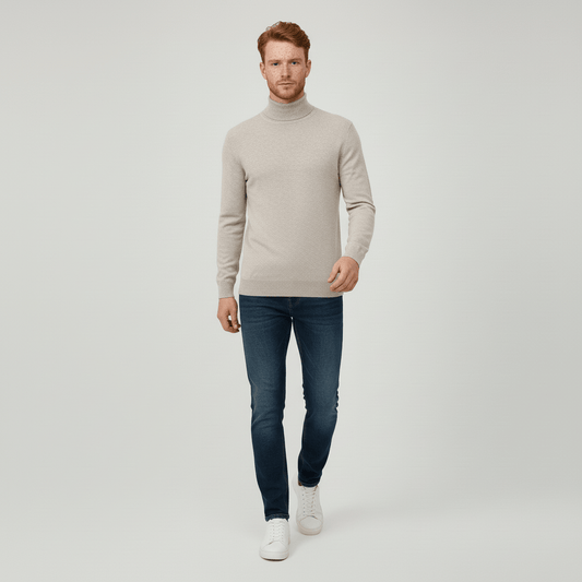 Slim-Fit-Rollkragenpullover - Friedrich