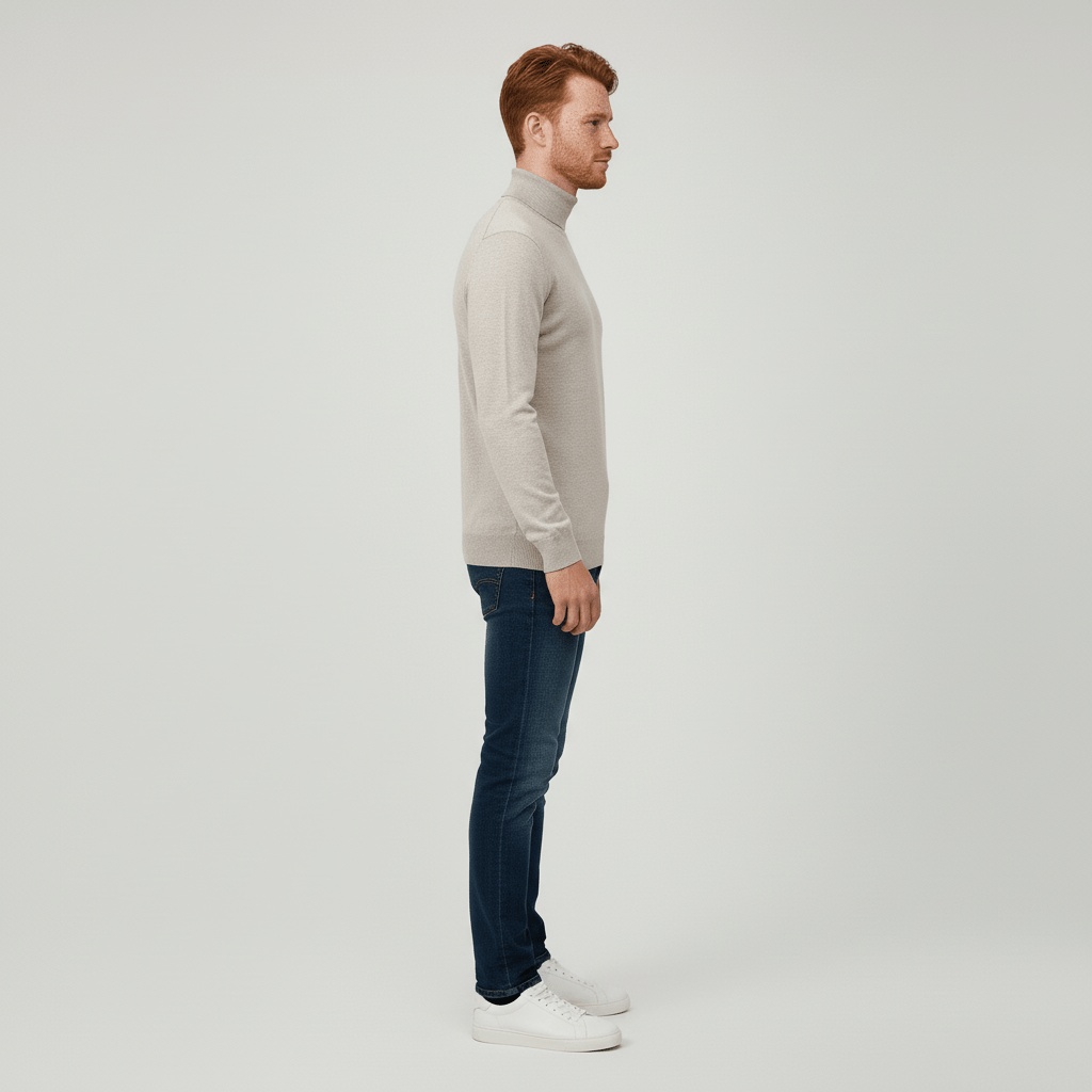 Slim-Fit-Rollkragenpullover - Friedrich