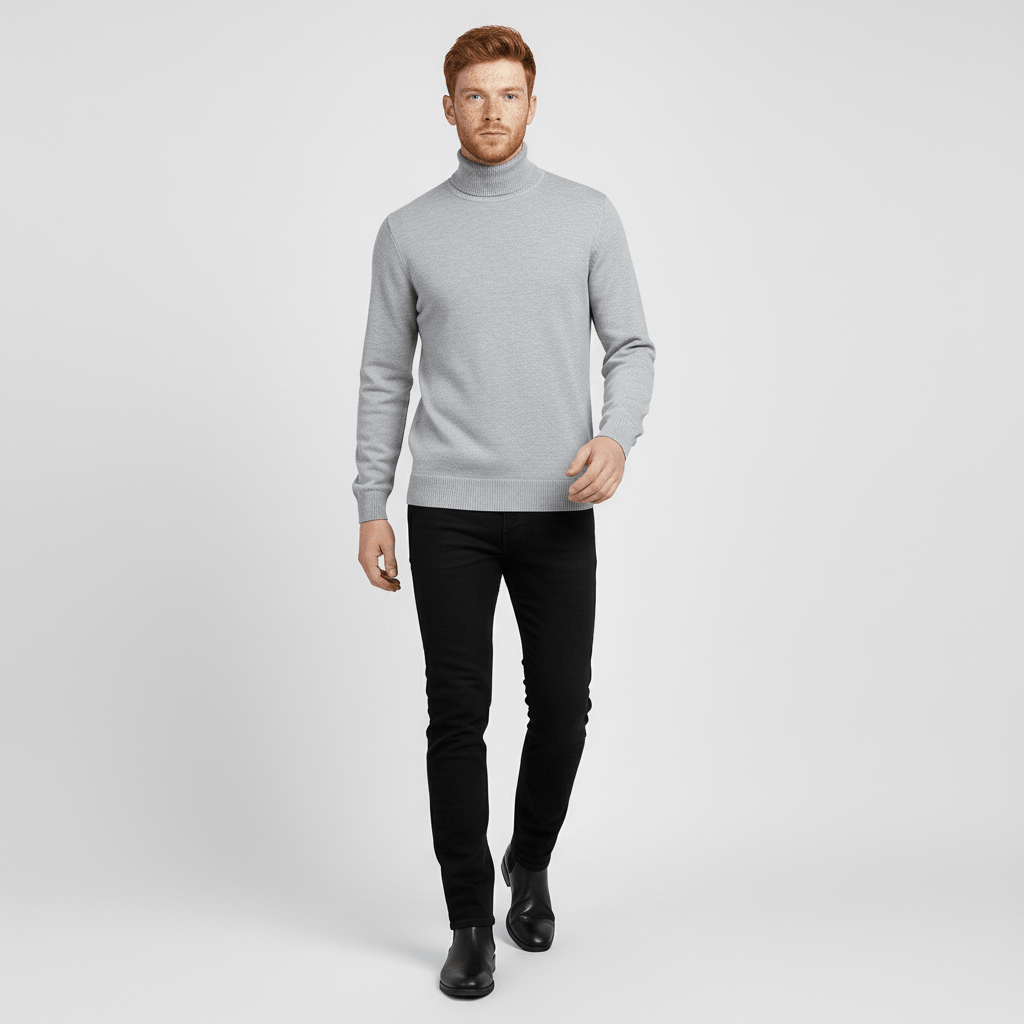 Slim-Fit-Rollkragenpullover - Friedrich