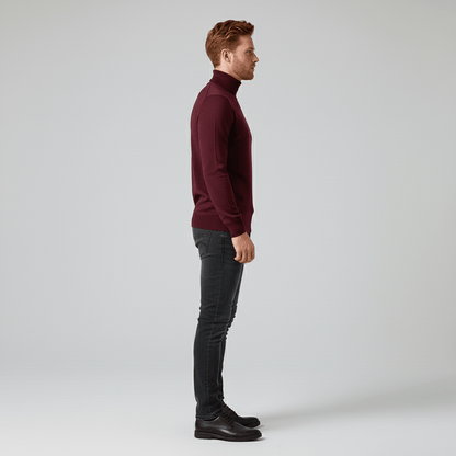 Slim-Fit-Rollkragenpullover - Friedrich