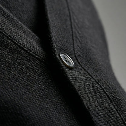 Slim-Fit Long-Sleeved Cardigan - Devin