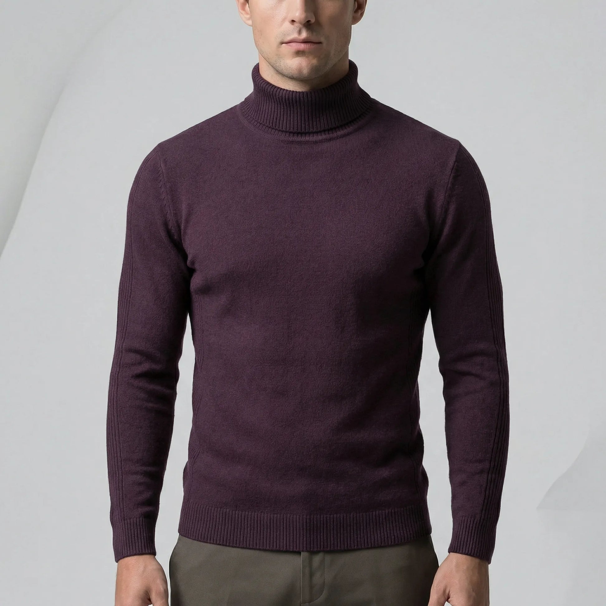Slim-Fit Turtleneck Jumpers Mens - Dario