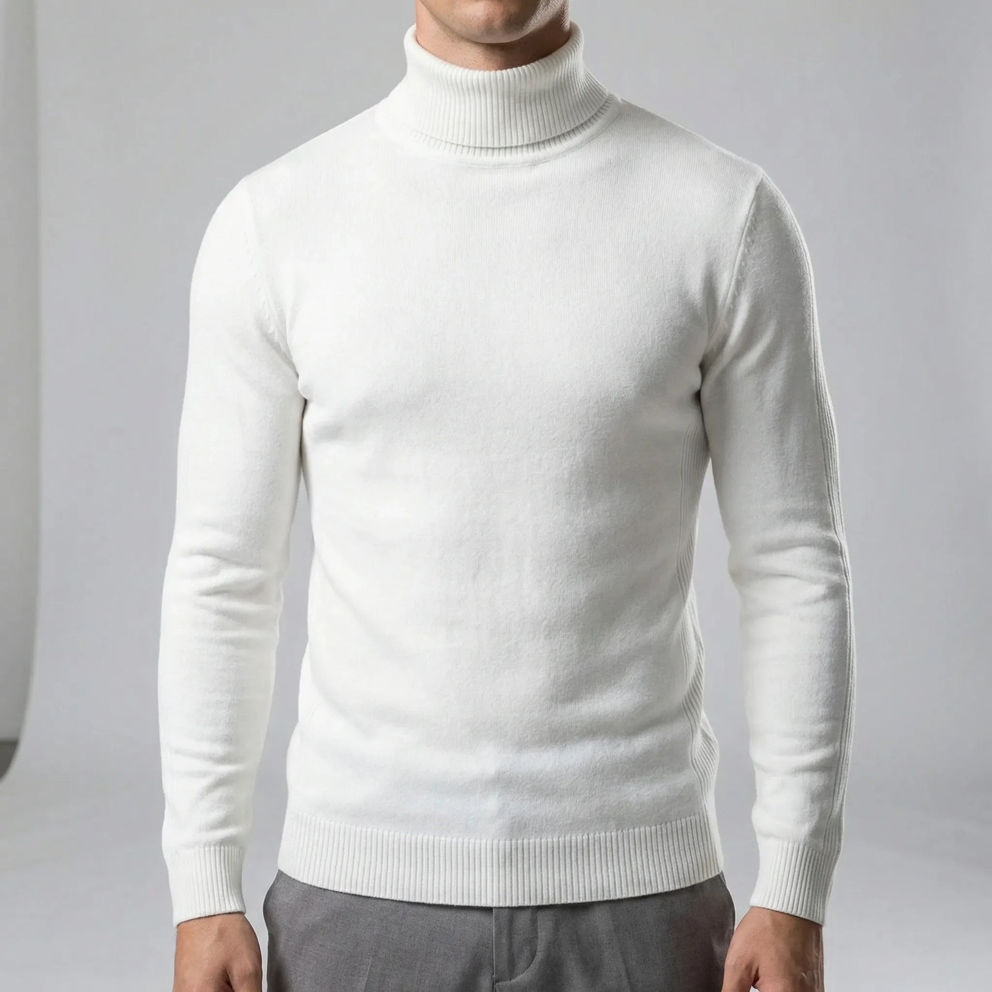 Slim-Fit Turtleneck Jumpers Mens - Dario